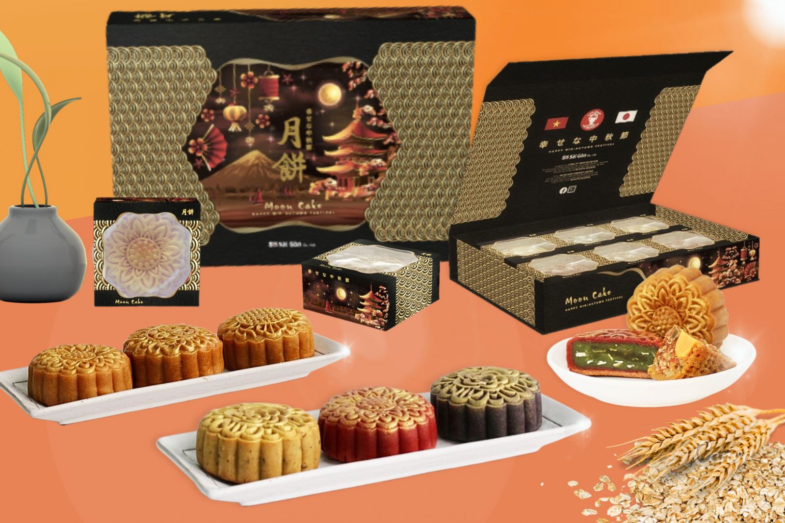 Luxury Mid-Autumn Festival Gift Box 2023 (6 Cakes, 150g)